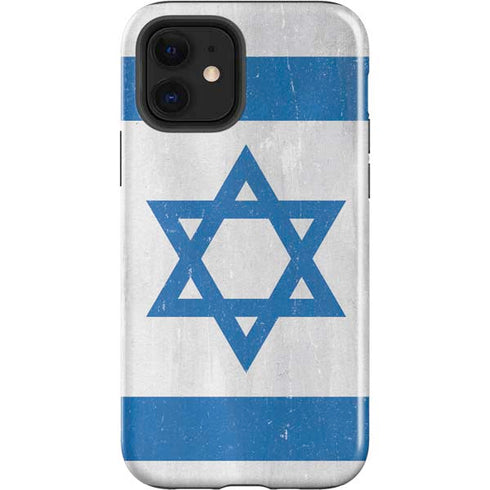 Israel Flag Distressed iPhone 12 Impact Case