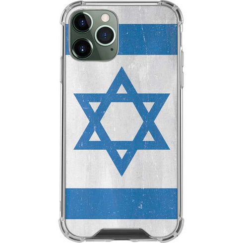 Israel Flag Distressed iPhone 12 Pro Max Clear Case