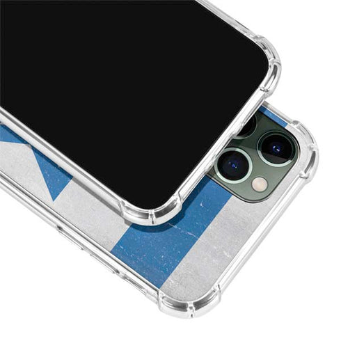 Israel Flag Distressed iPhone 12 Pro Max Clear Case