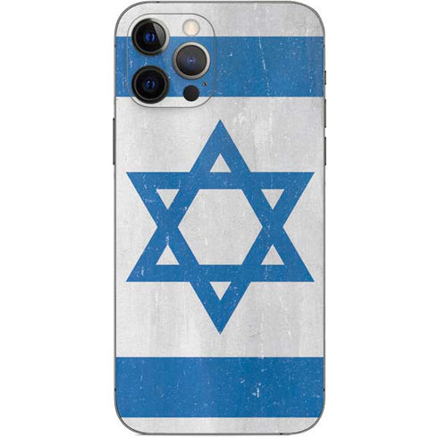 Israel Flag Distressed iPhone 12 Pro Skin
