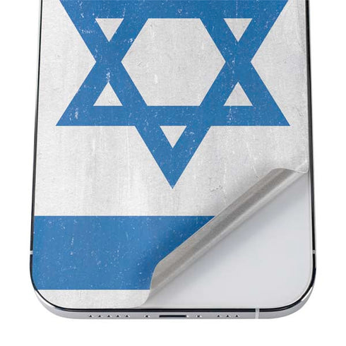 Israel Flag Distressed iPhone 12 Pro Skin