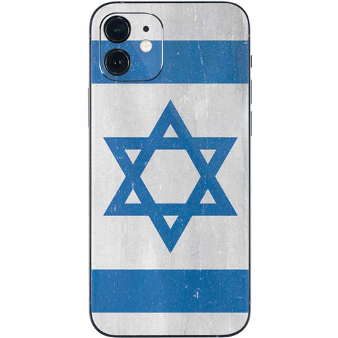 Israel Flag Distressed iPhone 12 Skin
