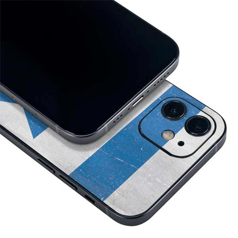 Israel Flag Distressed iPhone 12 Skin