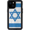 Israel Flag Distressed iPhone 13 Mini Waterproof Case