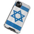Israel Flag Distressed iPhone 14 Plus Clear Case