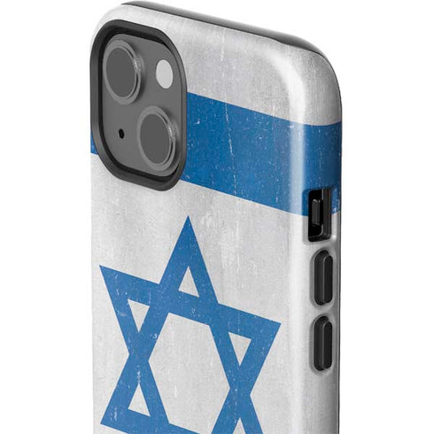 Israel Flag Distressed iPhone 15 Impact Case