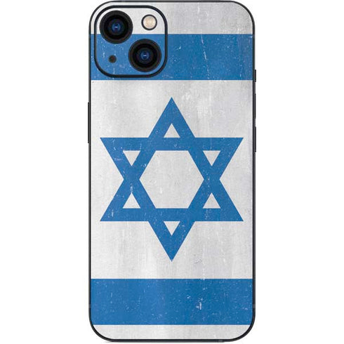 Israel Flag Distressed iPhone 14 Plus Skin