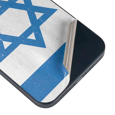 Israel Flag Distressed iPhone 15 Plus Skin