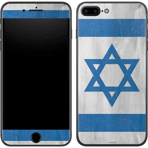 Israel Flag Distressed iPhone 8 Plus Skin