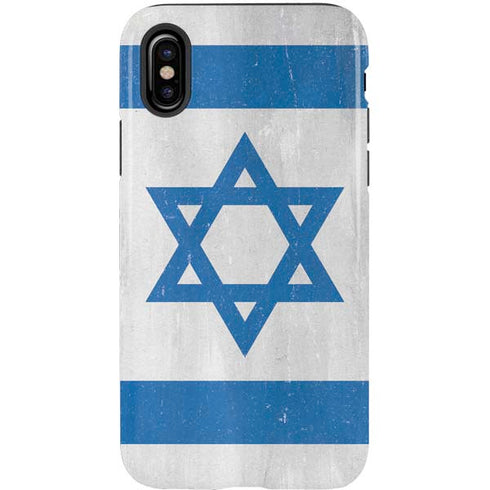 Israel Flag Distressed iPhone X Pro Case