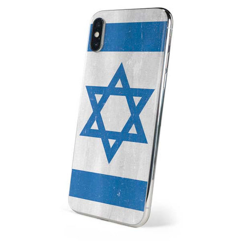 Israel Flag Distressed iPhone X Skin