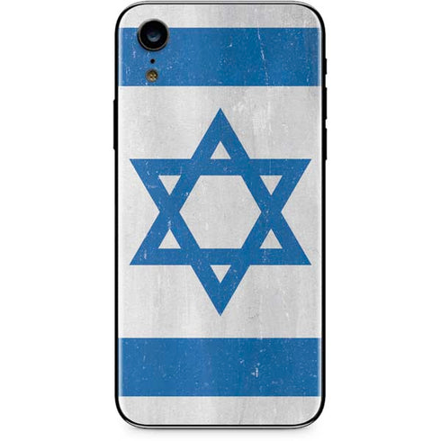 Israel Flag Distressed iPhone XR Skin