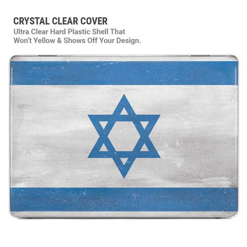 Israel Flag Distressed MacBook Pro 16in (2021-25) Case plus Skin
