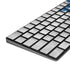 Israel Flag Distressed Magic Keyboard with Numeric Keypad Skin