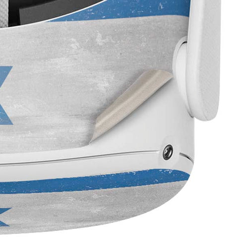 Israel Flag Distressed Oculus Quest 2 Skin