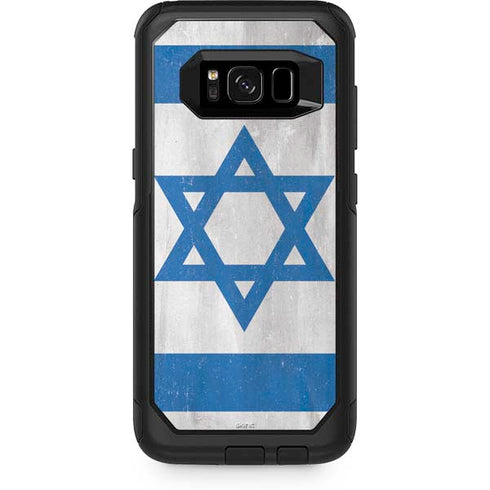 Israel Flag Distressed Otterbox Commuter Galaxy Skin