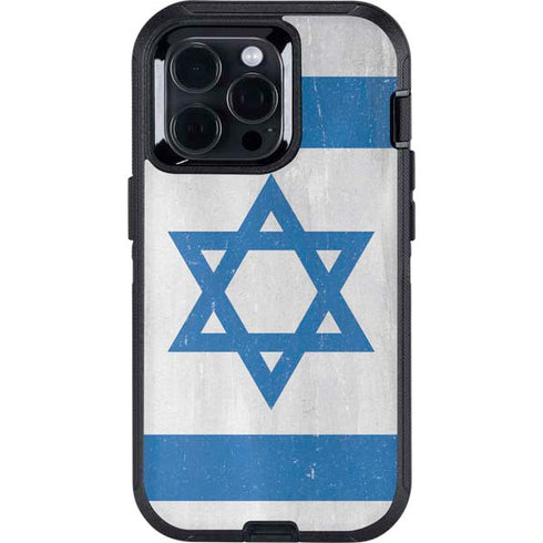 Israel Flag Distressed Otterbox Defender iPhone Skin