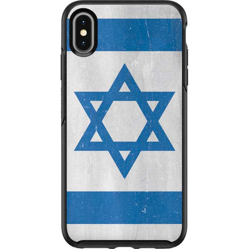Israel Flag Distressed Otterbox Symmetry iPhone Skin