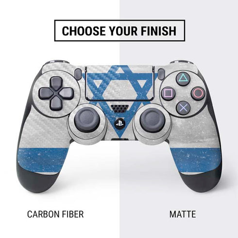 Israel Flag Distressed PS4 Controller Skin