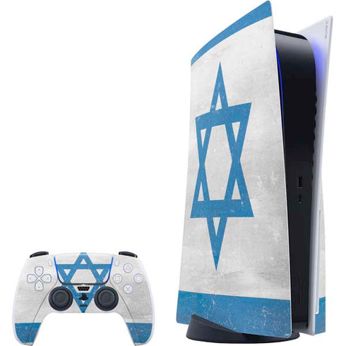 Israel Flag Distressed PS5 Bundle Skin