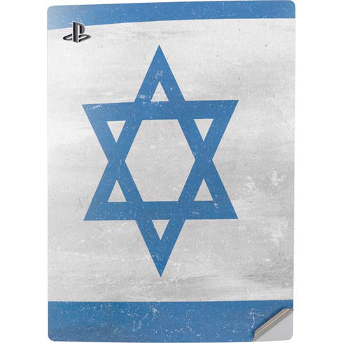 Israel Flag Distressed PS5 Digital Edition Console Skin