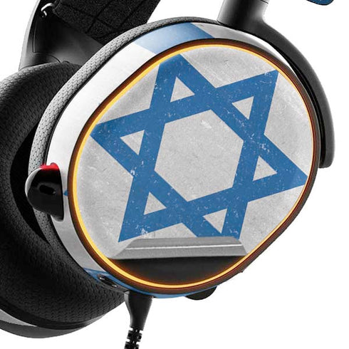 Israel Flag Distressed SteelSeries Arctis 3 Skin