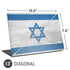 Israel Flag Distressed Universal Laptop 13in (10.6 x 7.6in) Skin