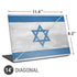 Israel Flag Distressed Universal Laptop 14in (11.4 x 8.2in) Skin