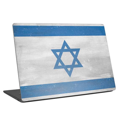 Israel Flag Distressed Universal Laptop 16.6in (13.4 x 9.7in) Skin
