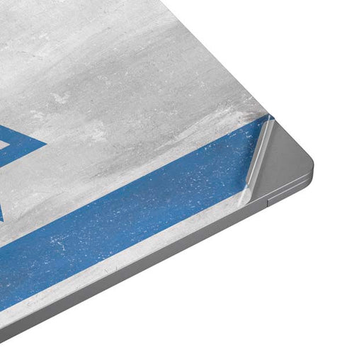 Israel Flag Distressed Universal Laptop 16.6in (13.4 x 9.7in) Skin
