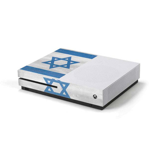 Israel Flag Distressed Xbox One S Console Skin