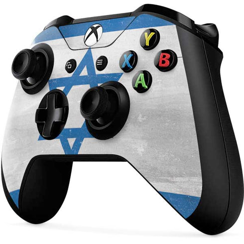 Israel Flag Distressed Xbox One X Controller Skin