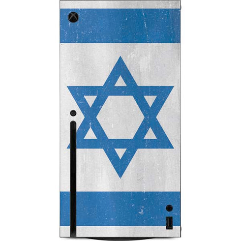 Israel Flag Distressed Xbox Series X Console Skin