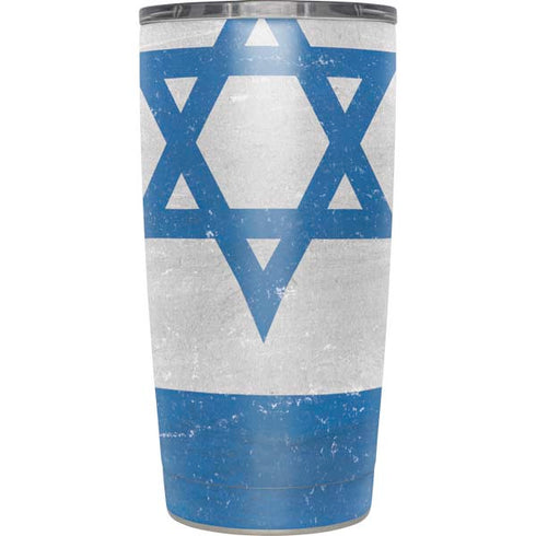 Israel Flag Distressed Yeti 20oz Tumbler Skin