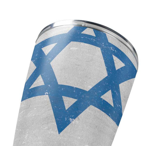 Israel Flag Distressed Yeti 20oz Tumbler Skin
