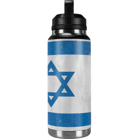 Israel Flag Distressed YETI Rambler 36oz Bottle Skin