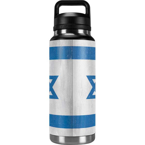 Israel Flag Distressed YETI Rambler 36oz Bottle Skin