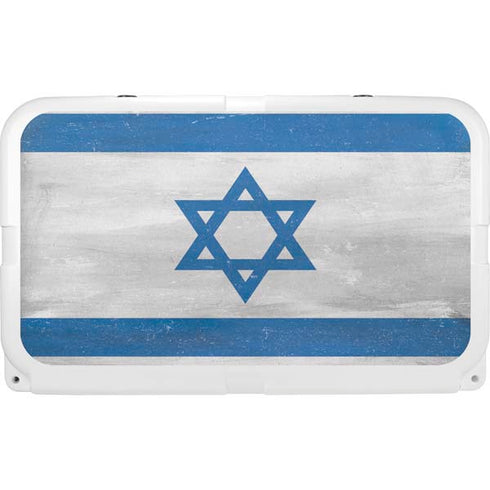 Israel Flag Distressed YETI Tundra 45 Hard Cooler Skin