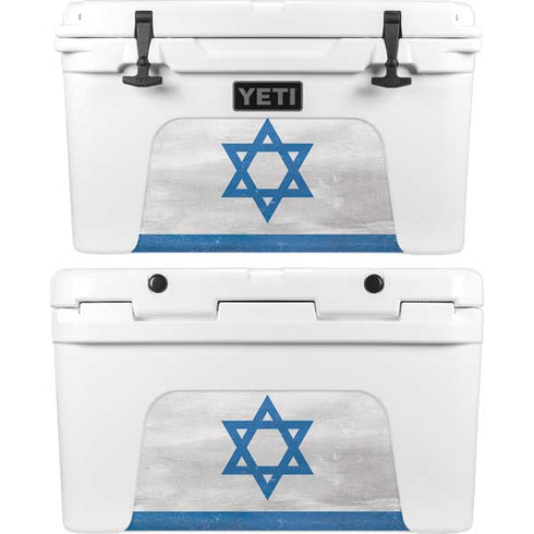 Israel Flag Distressed YETI Tundra 45 Hard Cooler Skin