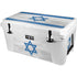 Israel Flag Distressed YETI Tundra 65 Hard Cooler Skin