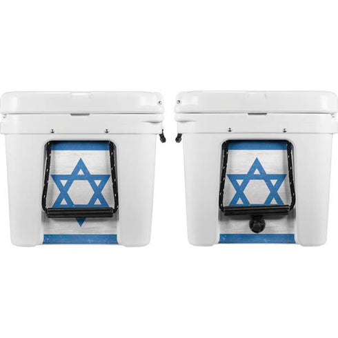 Israel Flag Distressed YETI Tundra 65 Hard Cooler Skin