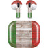 Italian Flag Dark Wood Apple AirPods (3rd Gen 2021) Skin