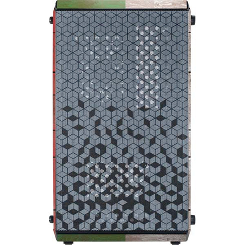 Italian Flag Dark Wood Cooler Master MasterBox Q300L Mini Tower Skin