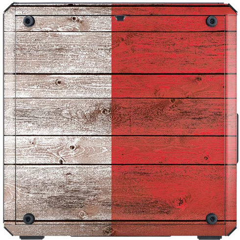 Italian Flag Dark Wood Cooler Master MasterBox Q300L Mini Tower Skin