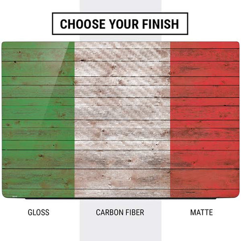 Italian Flag Dark Wood Dell Vostro Skin