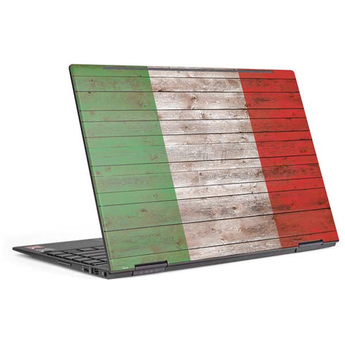 Italian Flag Dark Wood HP Envy Skin