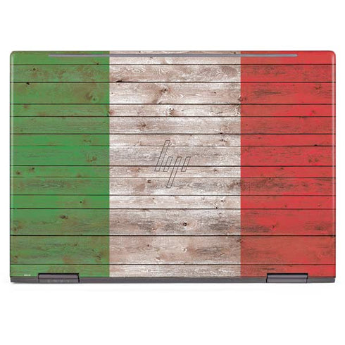 Italian Flag Dark Wood HP Envy Skin
