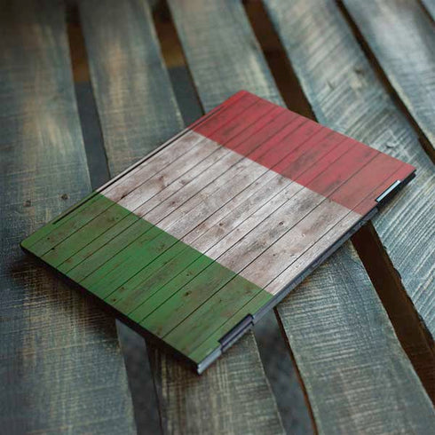Italian Flag Dark Wood HP Envy Skin