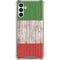 Italian Flag Dark Wood Galaxy A13 5G Clear Case