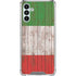 Italian Flag Dark Wood Galaxy A13 5G Clear Case